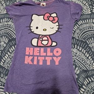 Purple Hello Kitty Graphic Tee